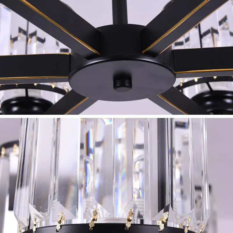 lustre en cristal moderne pour un éclairage intérieur élégant - vue 4 sur 22
