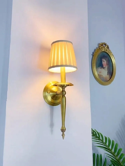 applique murale luxueuse en or pour décoration intérieure moderne - vue 2 sur 8