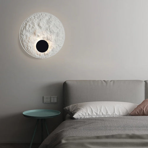 applique murale led moderne en forme d'anneau style nordique décoratif - vue 5 sur 9