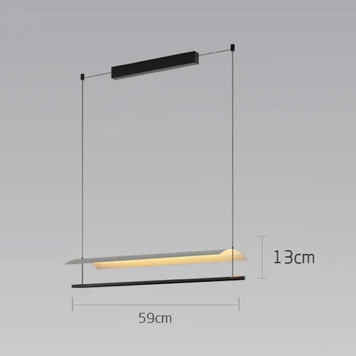 lustre minimaliste scandinave en tuiles pour bureau - vue 12 sur 11