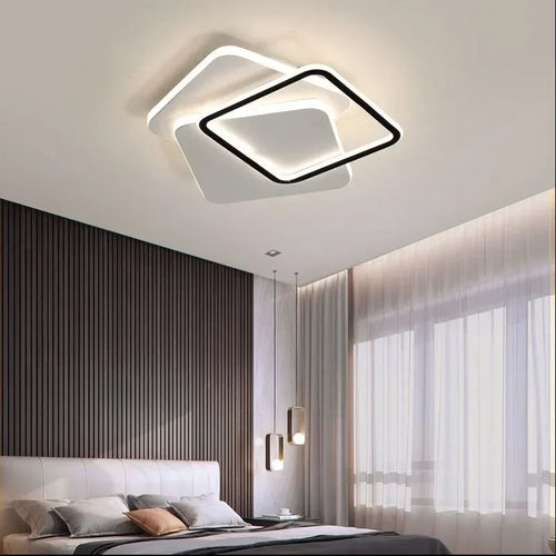 plafonnier led moderne lustre décoratif pour intérieur - vue 2 sur 9
