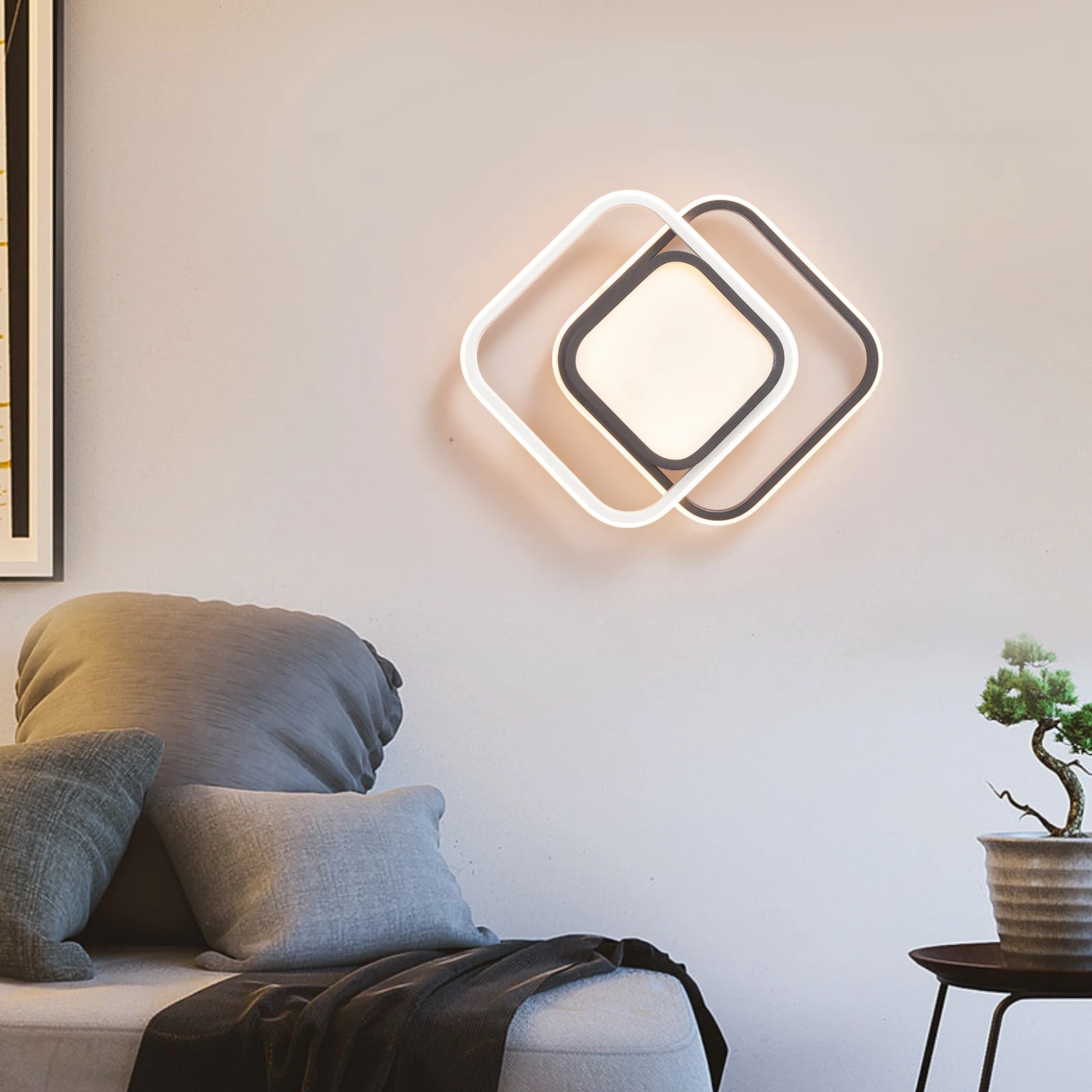 lustre moderne led pour intérieur design élégant et contemporain - vue 6 sur 8