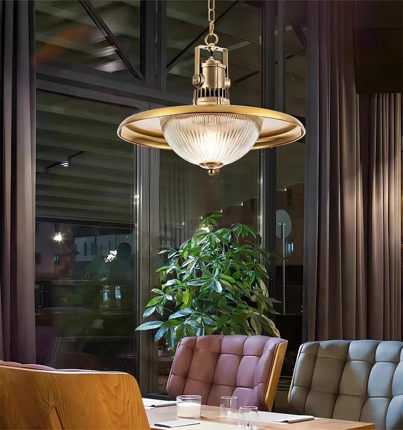 suspension en verre rétro style wabi-sabi pour intérieur élégant - vue 3 sur 9