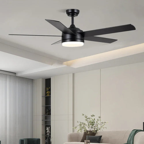 3 Blade Silent Motor 52 Inch High Wind Ceiling Light With Suitable For LED Ceiling Fan Remote Control In Living Room And Dining - vue 3 sur 6