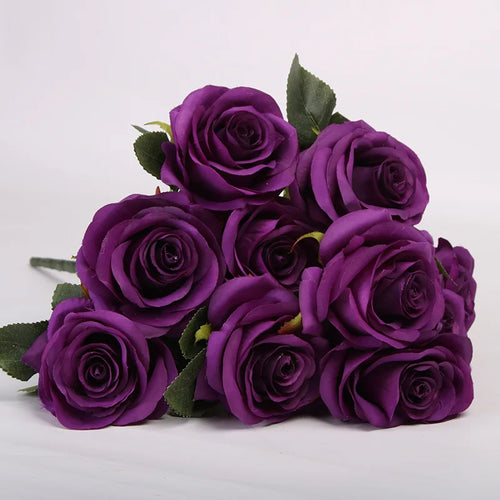 bouquet de roses artificielles pour mariage et décoration intérieure - vue 26 sur 27