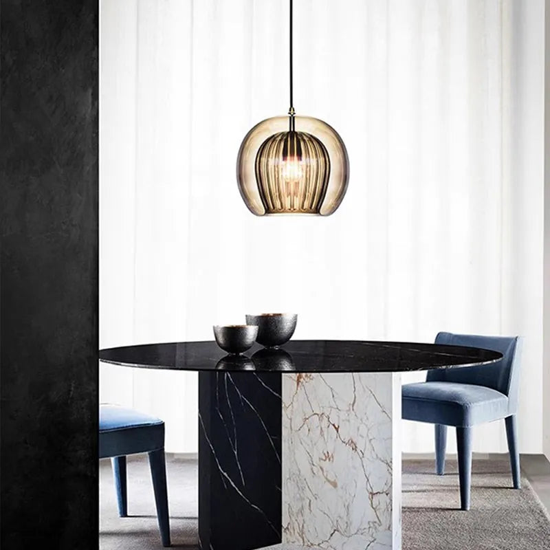 lustre moderne en verre pour un intérieur créatif - vue 4 sur 15