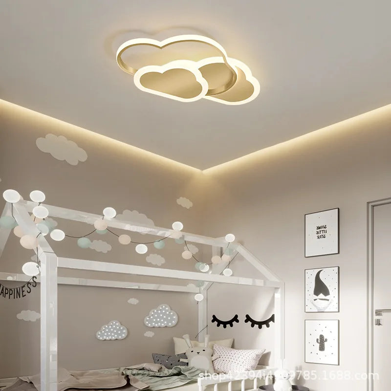 lampe nuage moderne pour chambre d'enfant romantique et chaleureuse - vue 4 sur 11