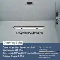 suspension à led moderne pour éclairage tendance et décoration