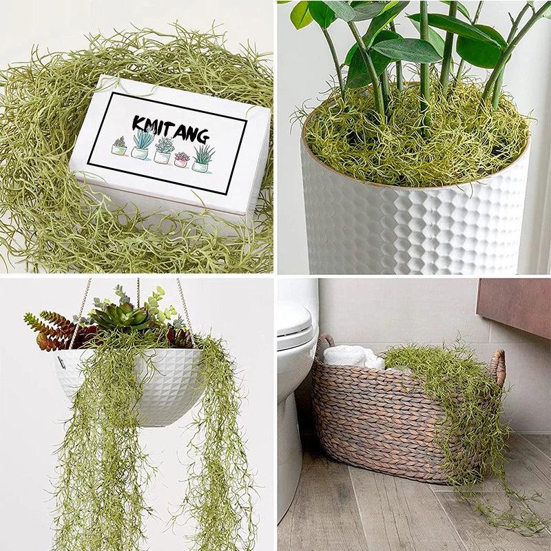 plantes artificielles grimpantes en rotin pour décoration intérieure et extérieure - vue 2 sur 13
