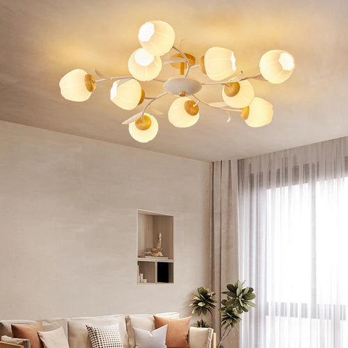 plafonnier moderne avec télécommande pour un intérieur élégant - vue 3 sur 10