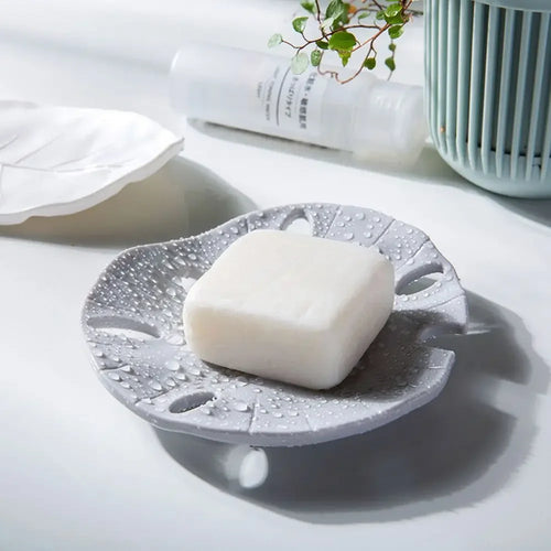 porte-savon créatif en forme de feuille et étoile de mer - vue 2 sur 10