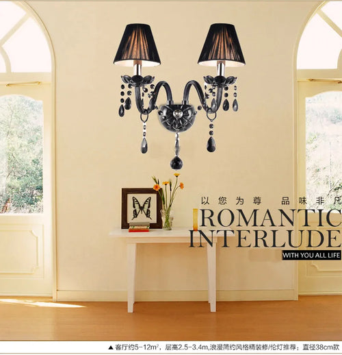 applique murale antique en cristal pour intérieur design élégant - vue 7 sur 10