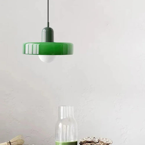 suspension moderne en verre pour luminaires - vue 3 sur 9