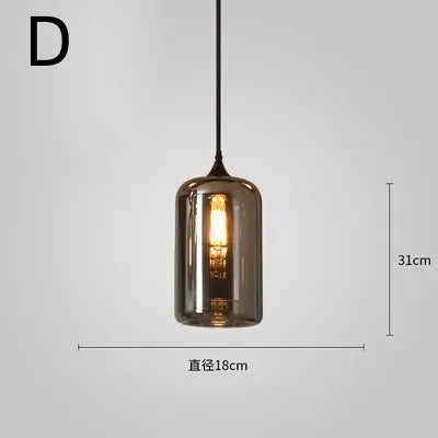 suspension à led en verre design pour décoration intérieure moderne - vue 10 sur 15