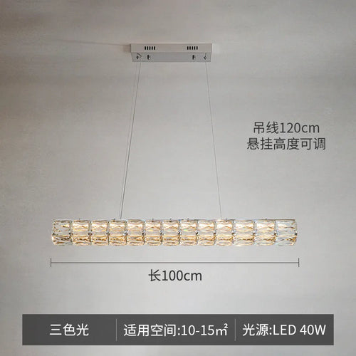 suspension moderne en cristal pour un éclairage élégant - vue 10 sur 10