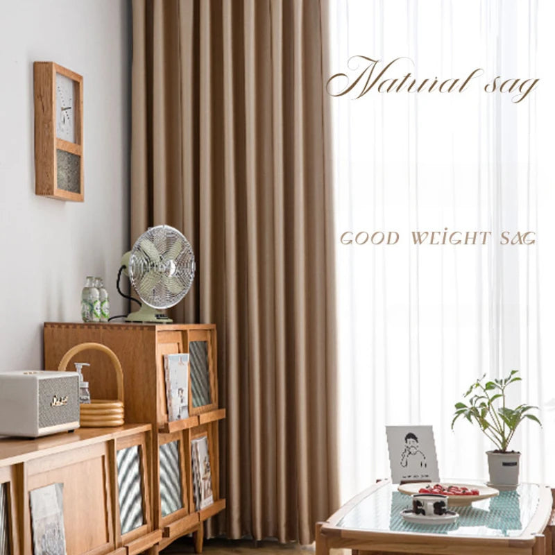 Rideau occultant moderne pour salon chambre balcon - vue 2 sur 12