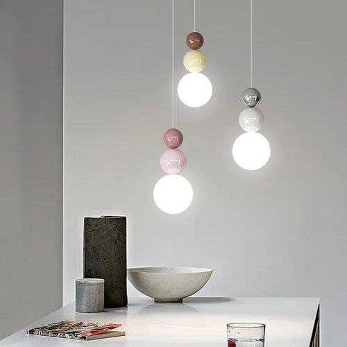 lampe led suspendue design nordique moderne luminaire décoratif d'intérieur - vue 2 sur 14