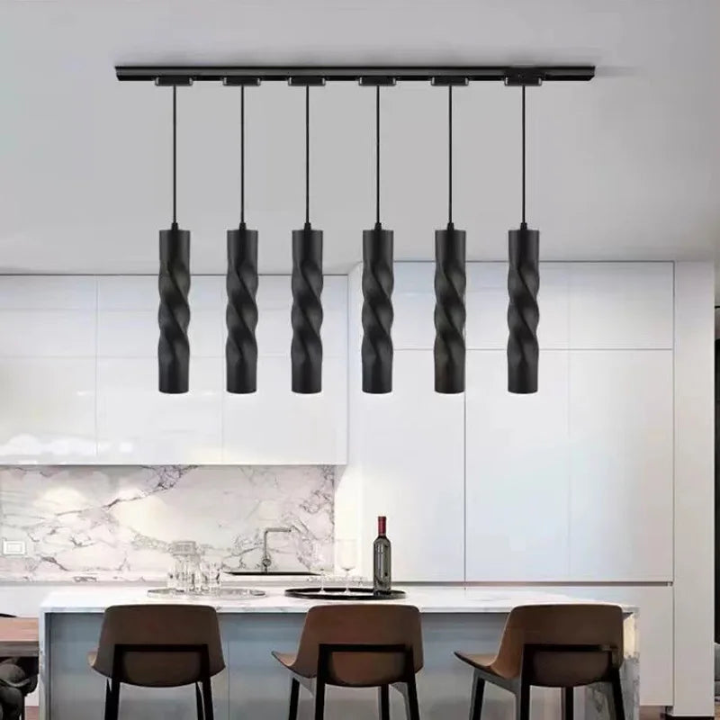 suspension led cylindrique à intensité variable pour décoration intérieure - vue 4 sur 10