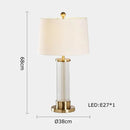 lampe de table rétro en tissu pour décoration intérieure