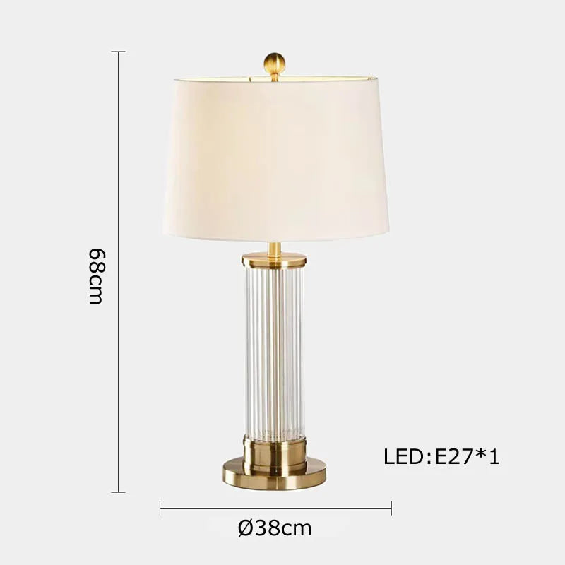 lampe de table rétro en tissu pour décoration intérieure - vue 14 sur 21