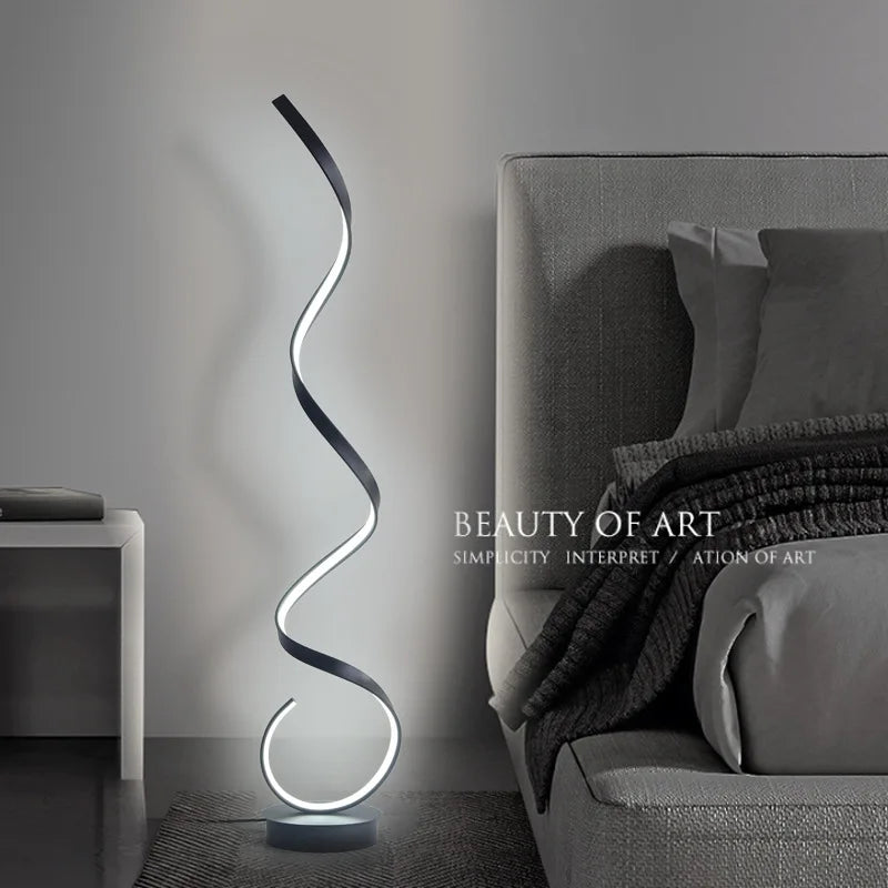 Lampadaire à bande LED moderne - vue 5 sur 8