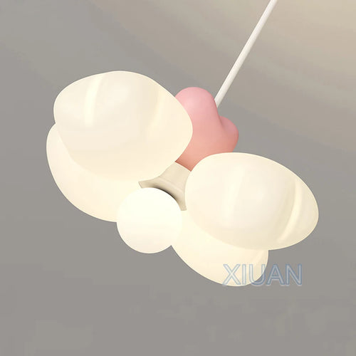 lustre romantique étoile colorée pour éclairage enfant - vue 6 sur 9