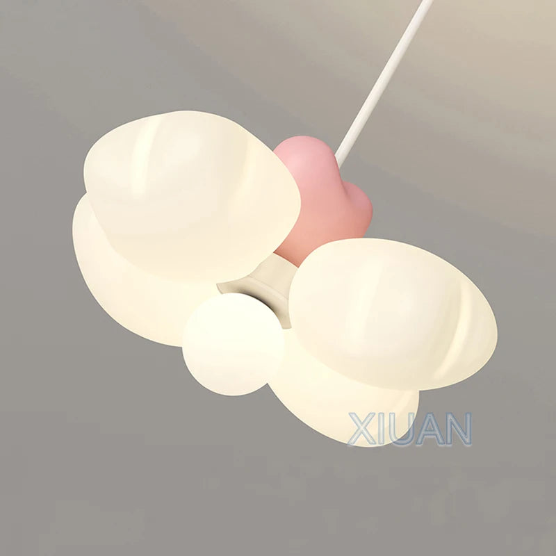 lustre romantique étoile colorée pour éclairage enfant - vue 5 sur 9