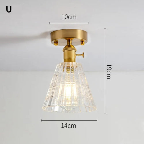 lustre vintage japonais en verre pour balcon et entrée - vue 26 sur 29
