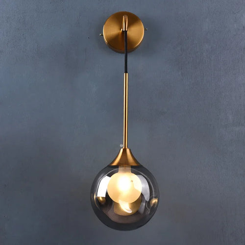 applique murale moderne à led en forme de boule décorative - vue 3 sur 11