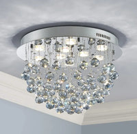lustre en cristal moderne pour éclairage intérieur élégant