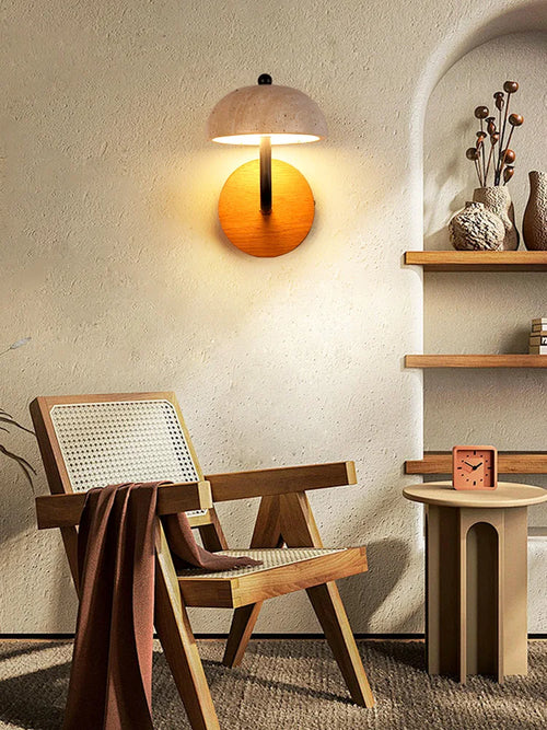 lampe de chevet simple applique murale à led ambiance naturelle - vue 5 sur 7