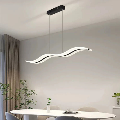 suspension led moderne pour décoration intérieure élégante - vue 3 sur 8