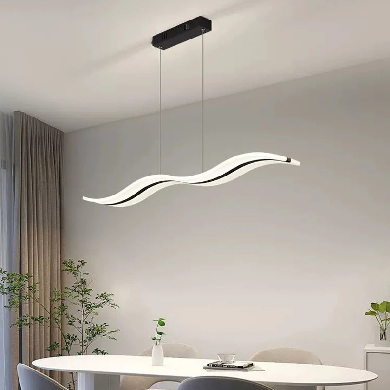 suspension led moderne pour décoration intérieure élégante - vue 3 sur 8