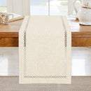 Chemin de table lin ajoure style moderne
