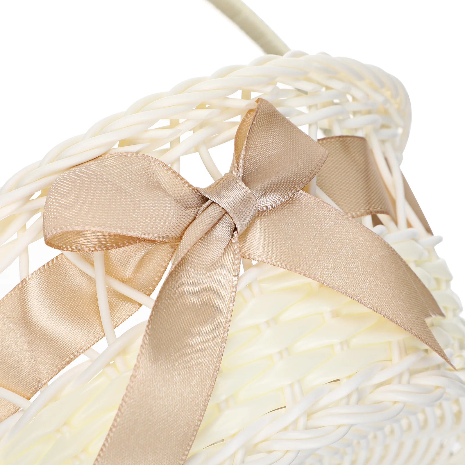 panier de fleurs en osier pour mariage et rangement - vue 8 sur 8