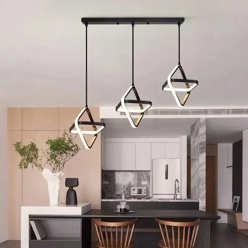lustre moderne à LED pour un éclairage élégant et décoratif - vue 2 sur 15