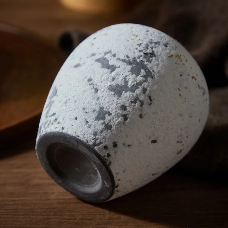 vase en céramique fait main pour fleurs séchées décoration maison - vue 5 sur 9