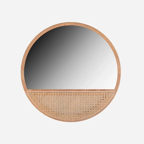 miroir de maquillage rétro style chinois suspendu décoratif pour intérieur - vue 2 sur 6