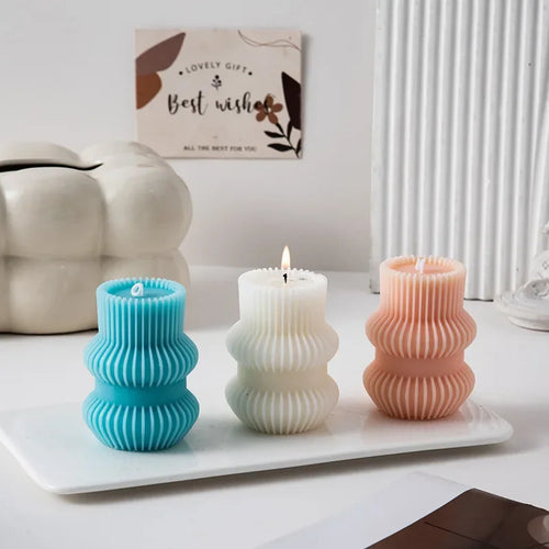 bougies parfumées décoratives personnalisées pour cadeaux invités - vue 3 sur 11