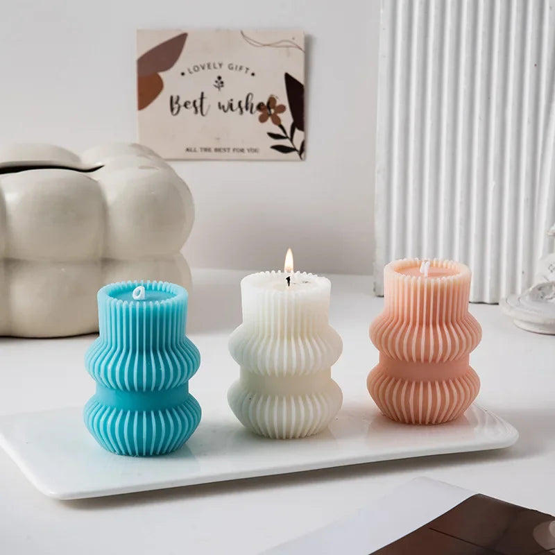 bougies parfumées décoratives personnalisées pour cadeaux invités - vue 2 sur 11