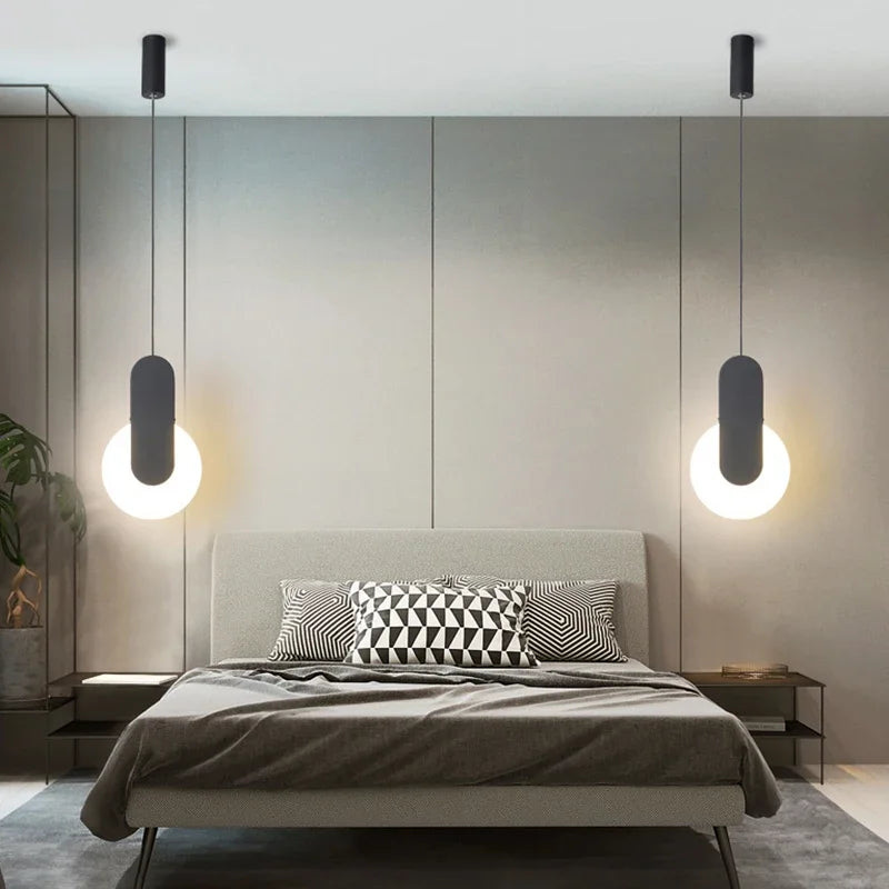 lampe de chevet nordique moderne design élégant pour intérieur décoratif - vue 3 sur 12