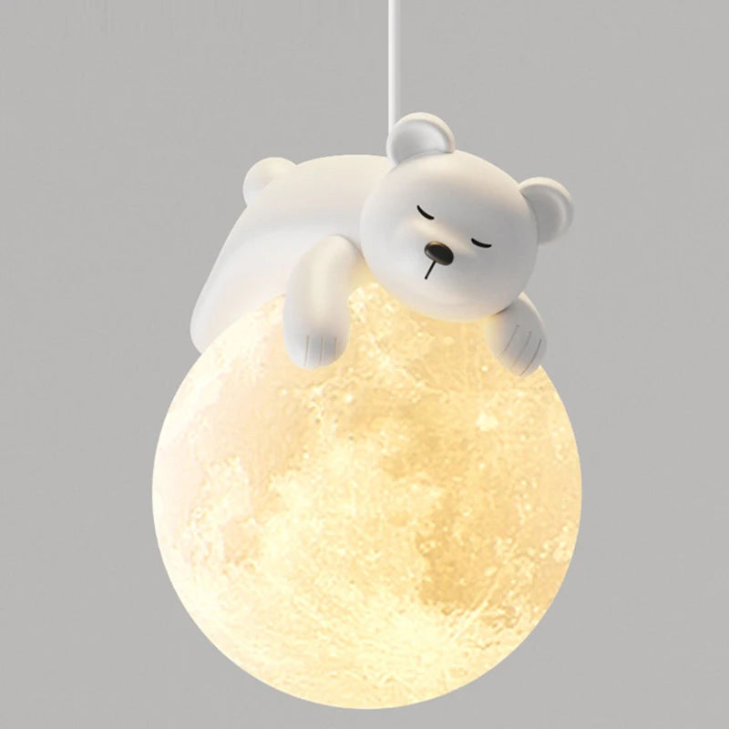 lustre moderne en forme d'animaux idéal pour enfants - vue 5 sur 11