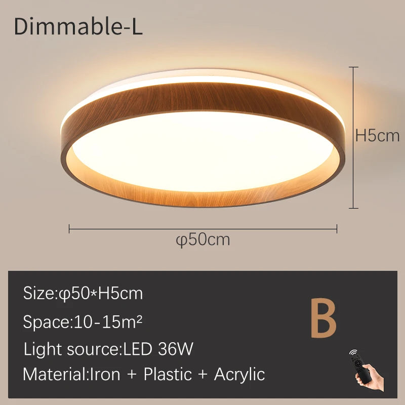 Plafonniers lune moderne LED à intensité variable - vue 16 sur 17