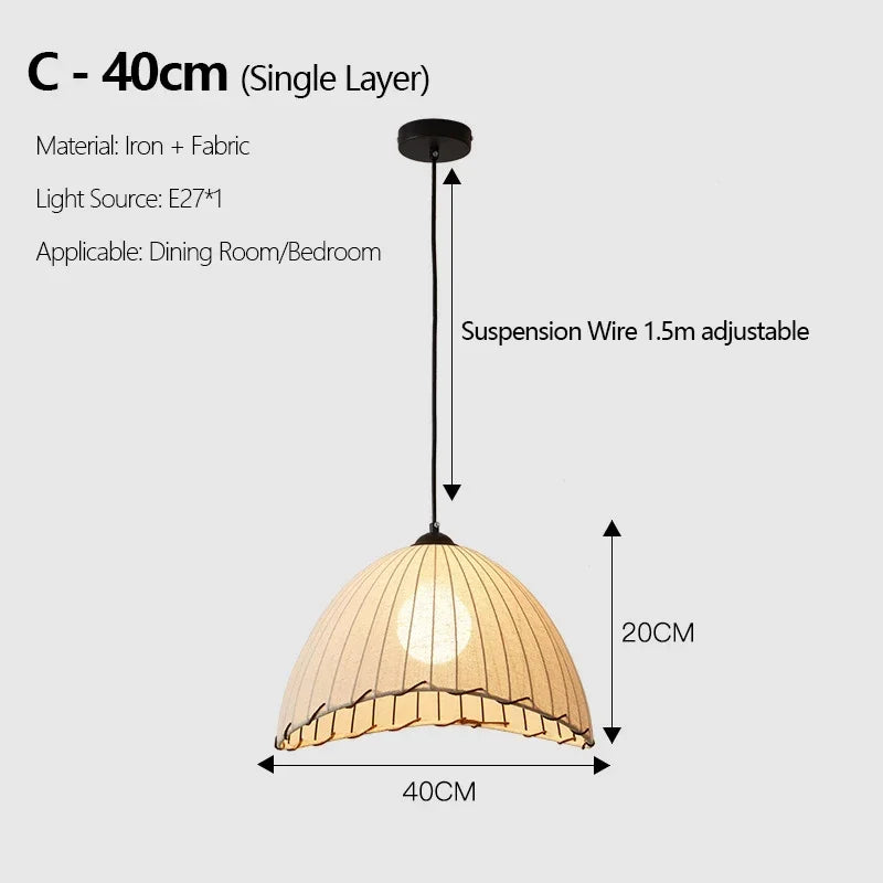 suspension nordique en tissu avec chapeau de paille pour décoration intérieure
