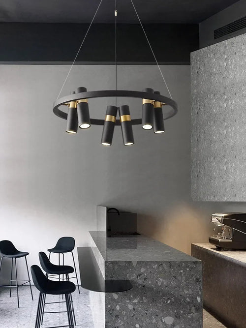 Kitchen Island Hanging Spotlight Living Room Pendant Lamp Ceiling Chandelier Suspension - vue 6 sur 9