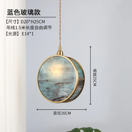 suspension en verre créative style nordique pour décoration intérieure
