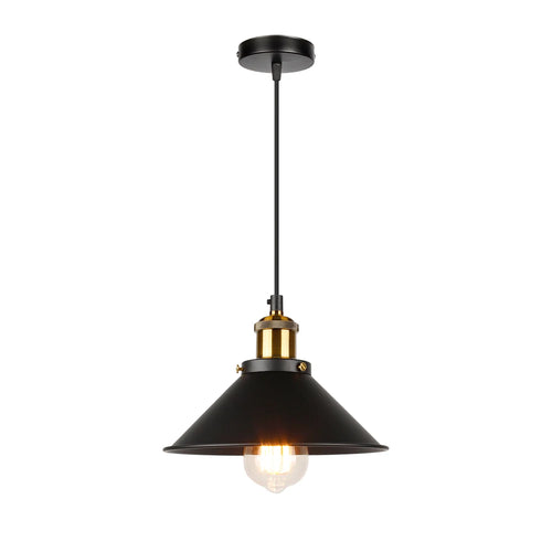 lustre industriel rétro à trois têtes suspendues pour maison - vue 14 sur 16