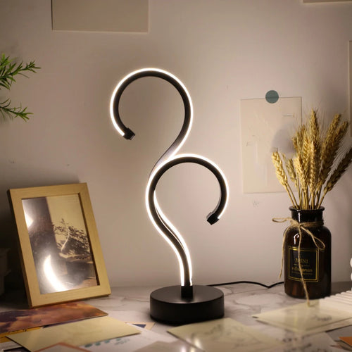 lampe de bureau créative à intensité variable trois couleurs pour protection des yeux - vue 2 sur 7