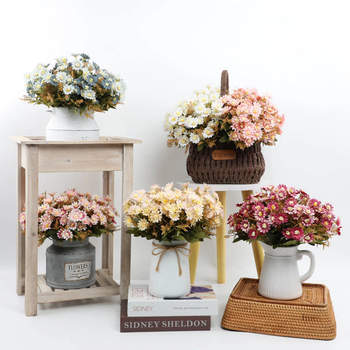 bouquet de fleurs artificielles décoratif pour intérieur et événements - vue 4 sur 25