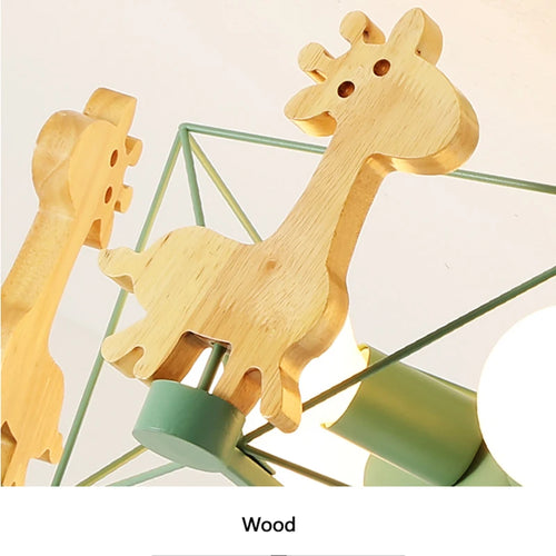 Kids Room Lighting Nordic Children Child Room Ceiling Light E27 Holder Star Diamond LED Suspension Wooden Hanging Lamp - vue 7 sur 10